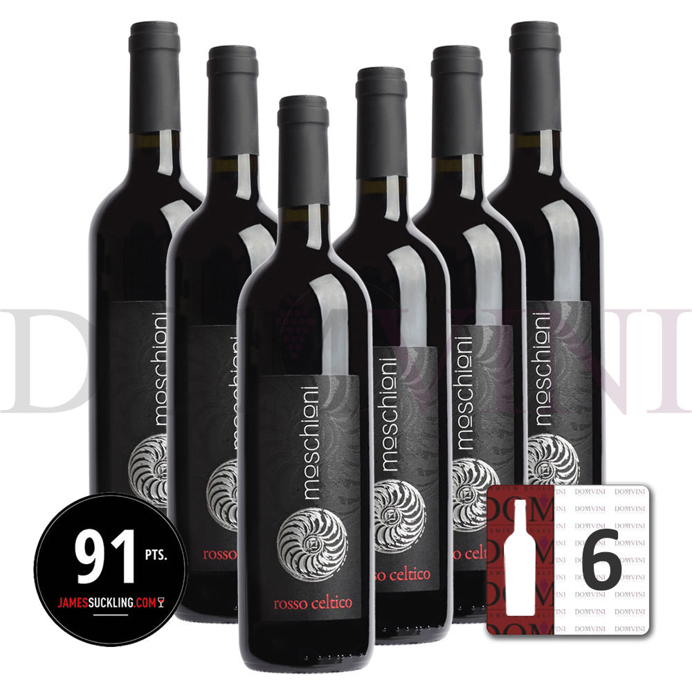 Moschioni Rosso 'Celtico' Friuli Colli Orientali Riserva DOC 2015 - 6er Weinpaket