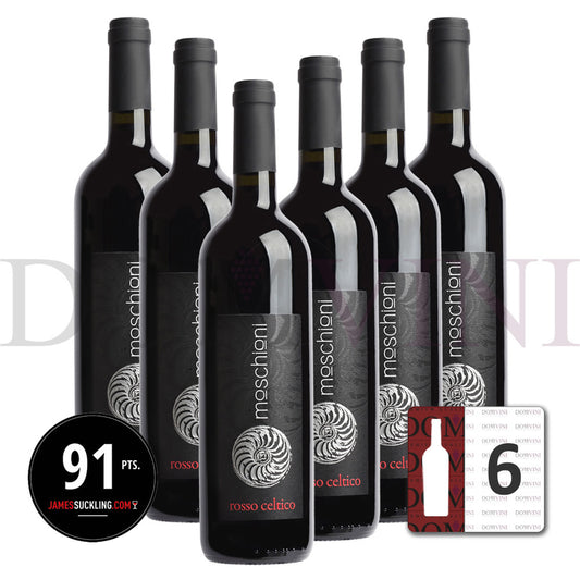 Moschioni Rosso 'Celtico' Friuli Colli Orientali Riserva DOC 2015 - 6er Weinpaket