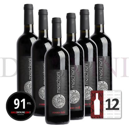 Moschioni Rosso 'Reâl' Friuli Colli Orientali Riserva DOC 2013 - 12er Weinpaket