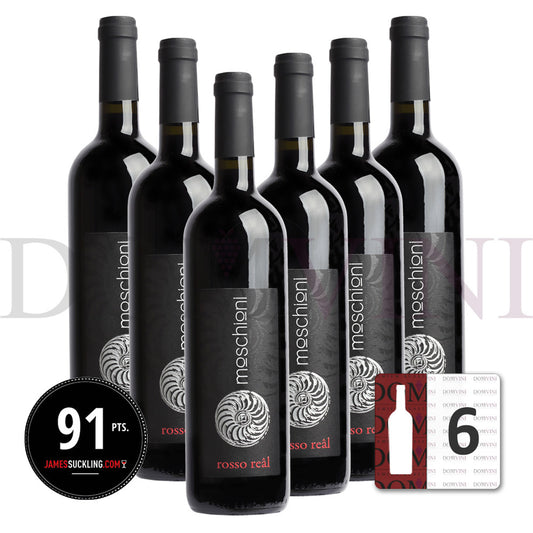 Moschioni Rosso 'Reâl' Friuli Colli Orientali Riserva DOC 2013 - 6er Weinpaket