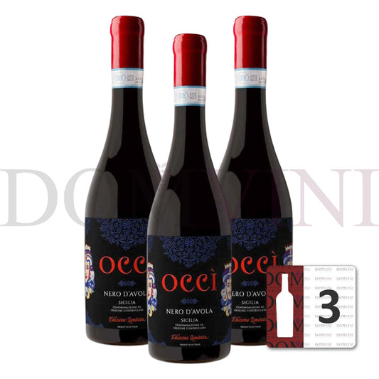 „Occì“ Nero d'Avola Sicilia DOC 2023 - OCCIDUO - 3er Weinpaket
