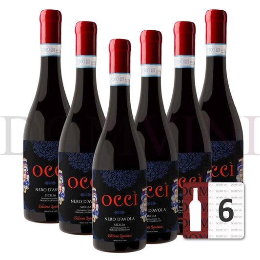 „Occì“ Nero d'Avola Sicilia DOC 2023 - OCCIDUO - 6er Weinpaket