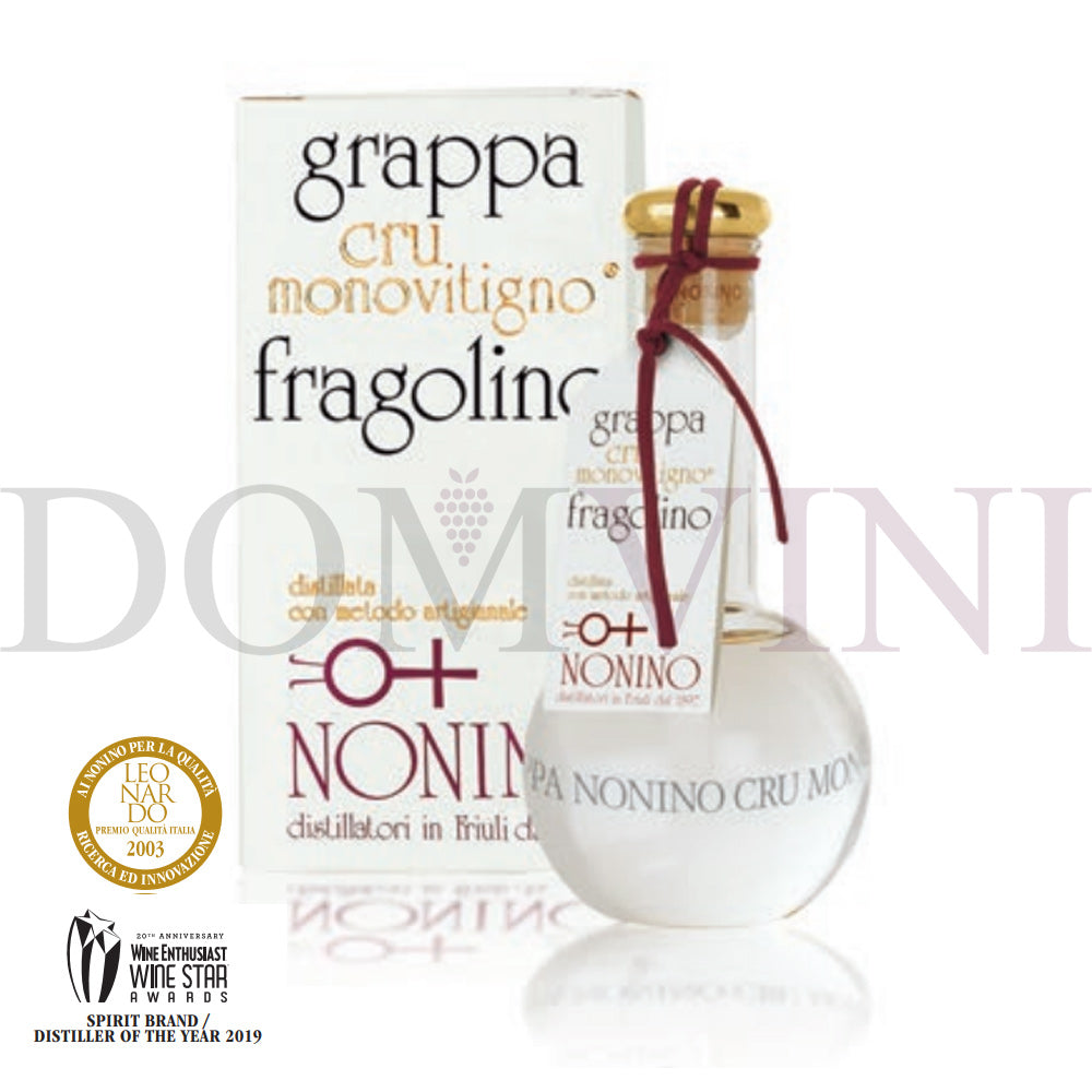 Nonino Grappa Fragolino Cru 2016 45% vol. 0,5l + Box