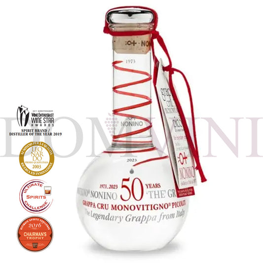 Nonino Grappa Picolit Cru Monovitigno® Cuvée Anniversario 2019 50% vol. 0,5l