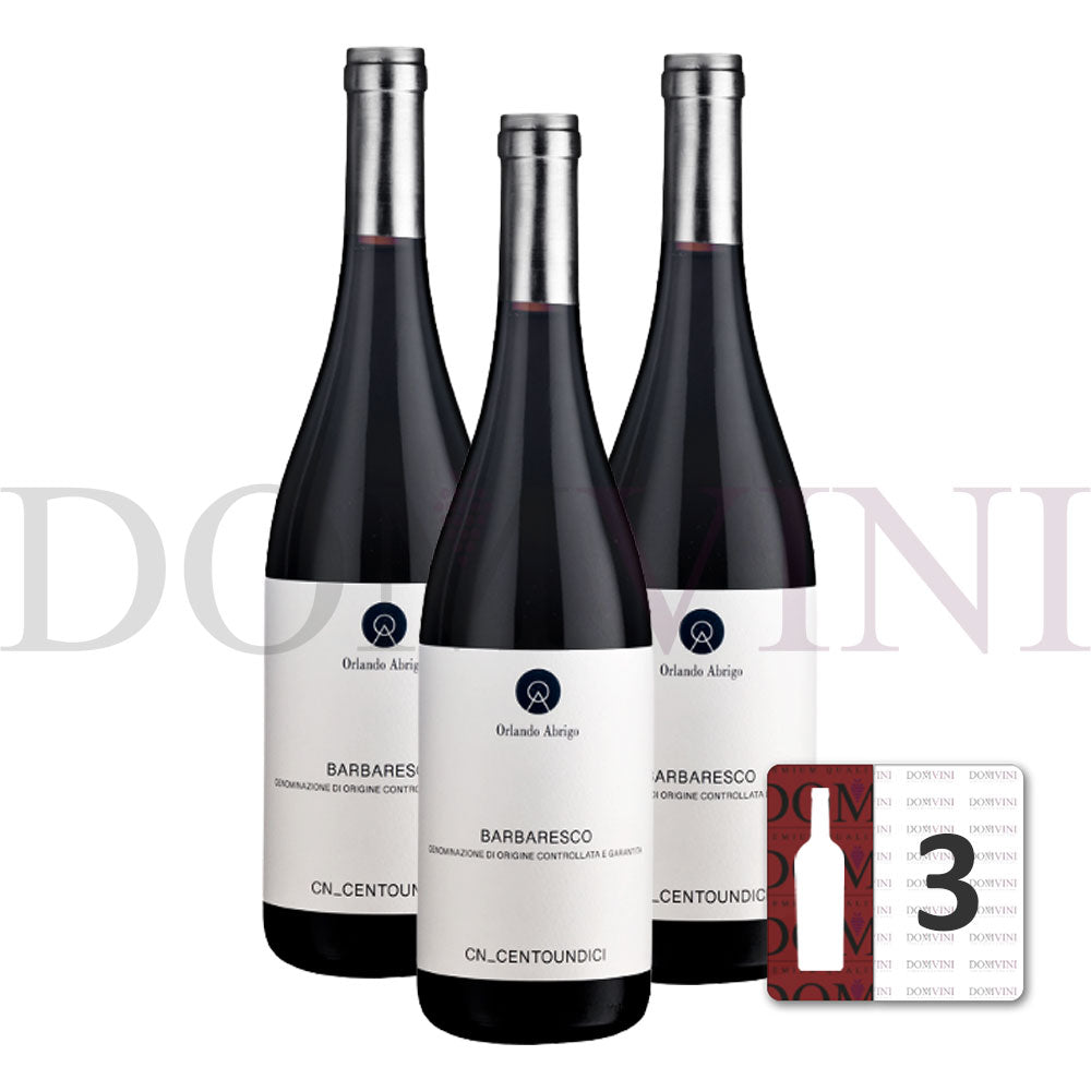 ORLANDO ABRIGO - Barbaresco DOCG "CN Centoundici" 2018 DOCG - 3er Weinpaket