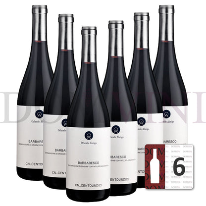 ORLANDO ABRIGO - Barbaresco DOCG "CN Centoundici" 2018 DOCG - 6er Weinpaket