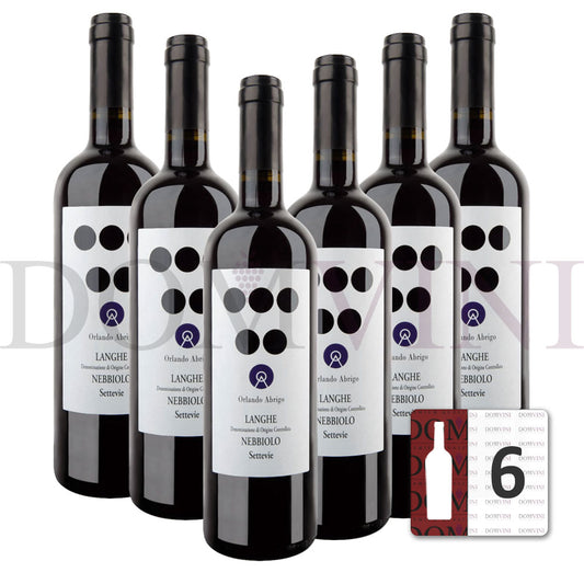 ORLANDO ABRIGO - Langhe Nebbiolo "Settevie" 2020 DOC - 6er Weinpaket
