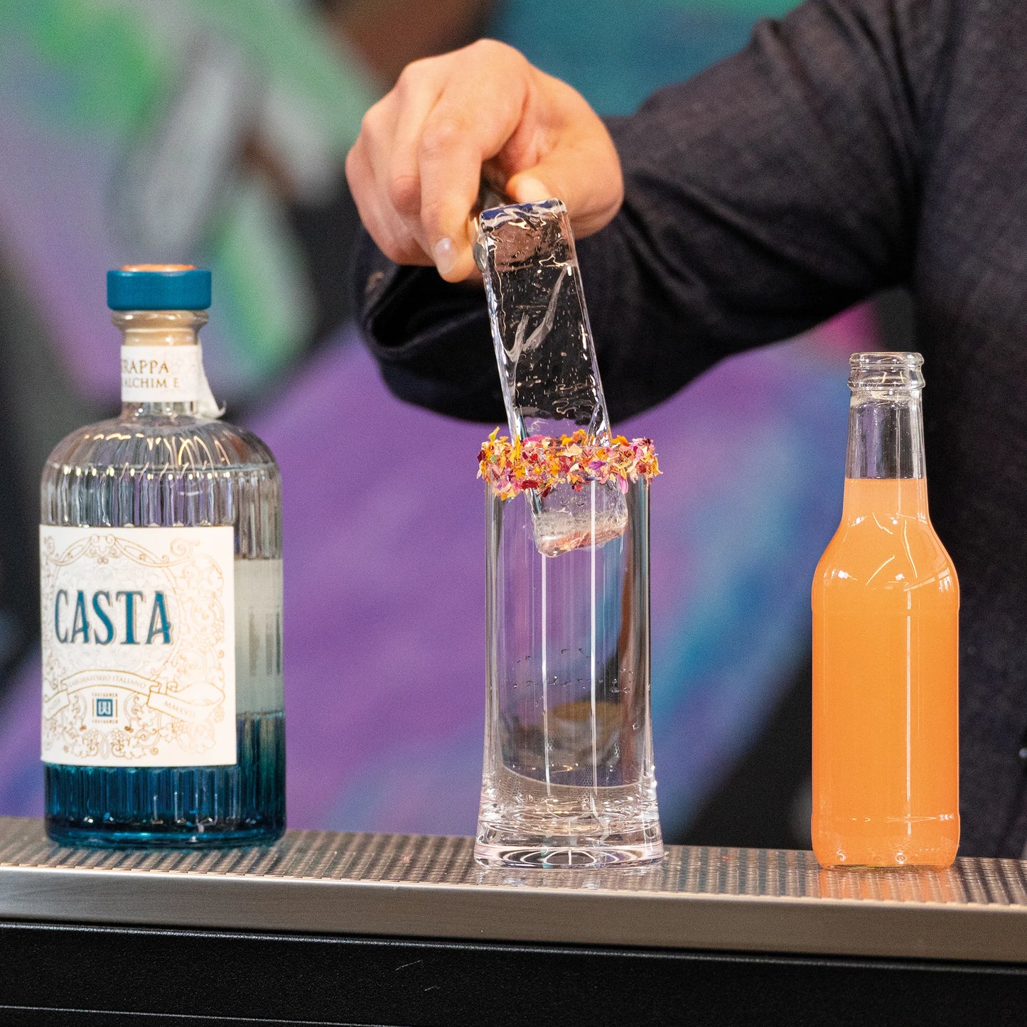 Sam "Collins Hghball" 37,5cl (Design Samuele Ambrosi) zafferano (4er-Set)