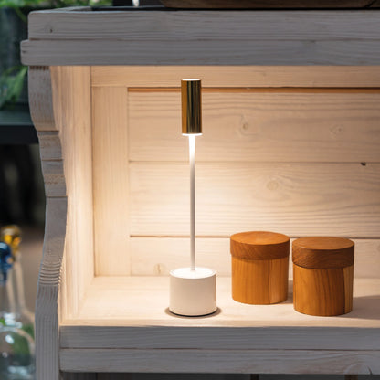 Carolina (Design Zafferano) 3K Akku-Tischlampe IP65 Dimmbar - Zafferano