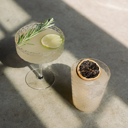 Veneziano Mixology "Tumbler" handgefertigt 33cl (Design Federico de Majo) zafferano (4er-Set)