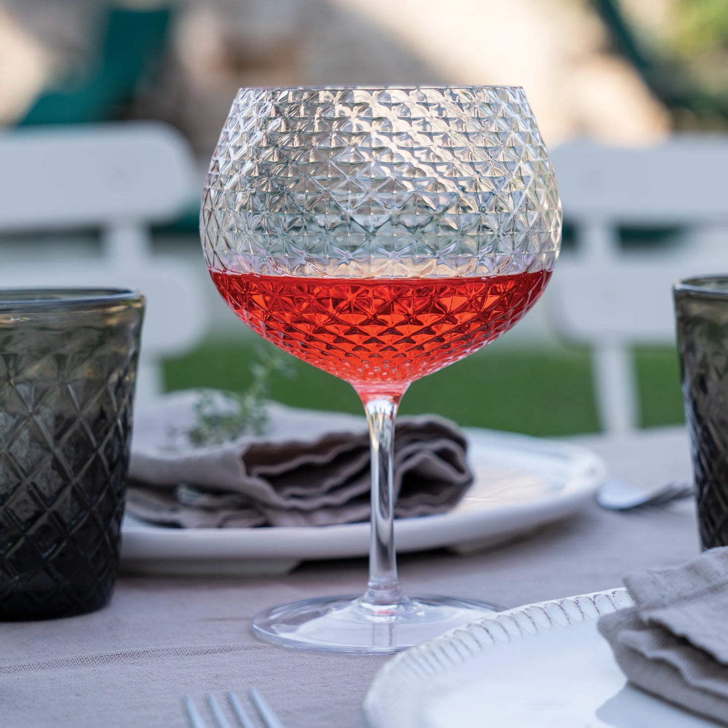 Veneziano Mixology "Balloon"  handgefertigt 52cl (Design Federico de Majo) zafferano (4er-Set)