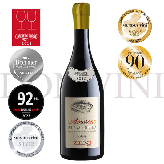 ZENI "Amarone della Valpolicella" DOCG Classico 2015 (TRADIZIONE DI FAMIGLIA 2015)