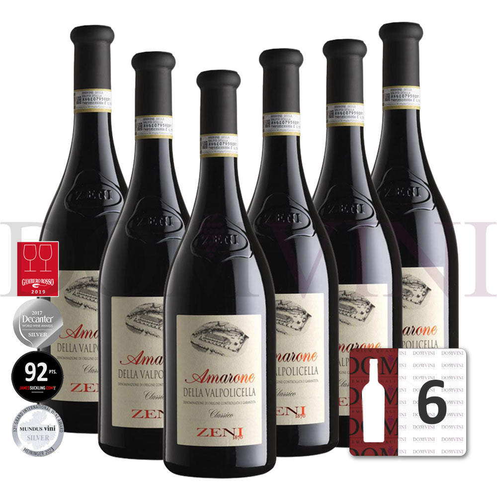 ZENI "Amarone della Valpolicella" DOCG Classico 2020 - 6er Weinpaket