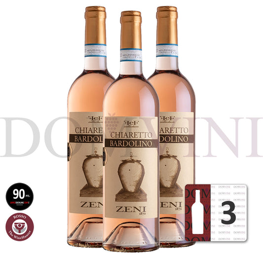 ZENI "Bardolino" Chiaretto Classico Anfora "FEF Collection" 2021 DOC - 3er Weinpaket
