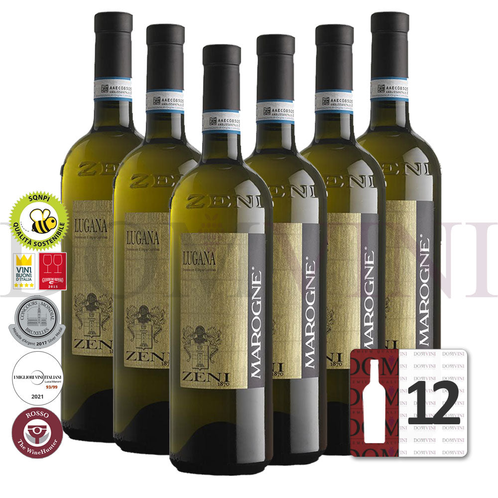 ZENI "Lugana" DOC Marogne 2022 Bio (SQNPI) - 12er Weinpaket