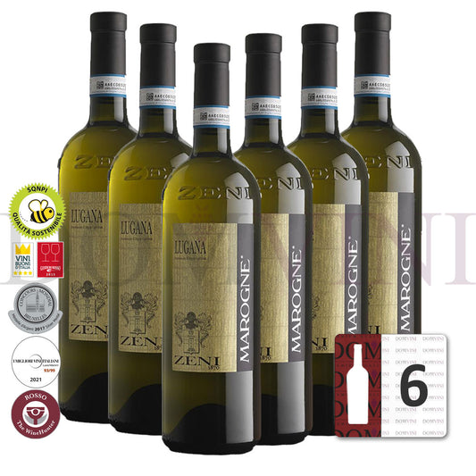 ZENI "Lugana" DOC Marogne 2022 Bio (SQNPI) - 6er Weinpaket