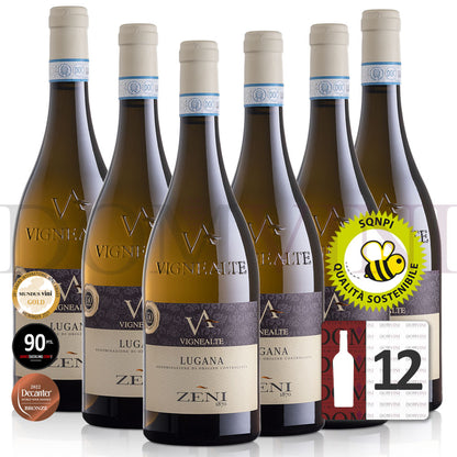 ZENI "Lugana" Vigne Alte DOC 2022 Bio (SQNPI) - 12er Weinpaket