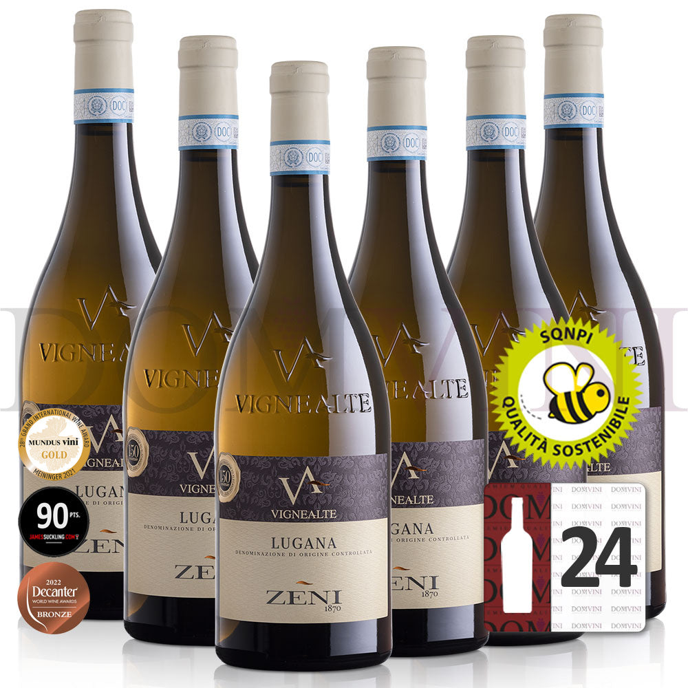 ZENI "Lugana" Vigne Alte DOC 2022 Bio (SQNPI) - 24er Weinpaket