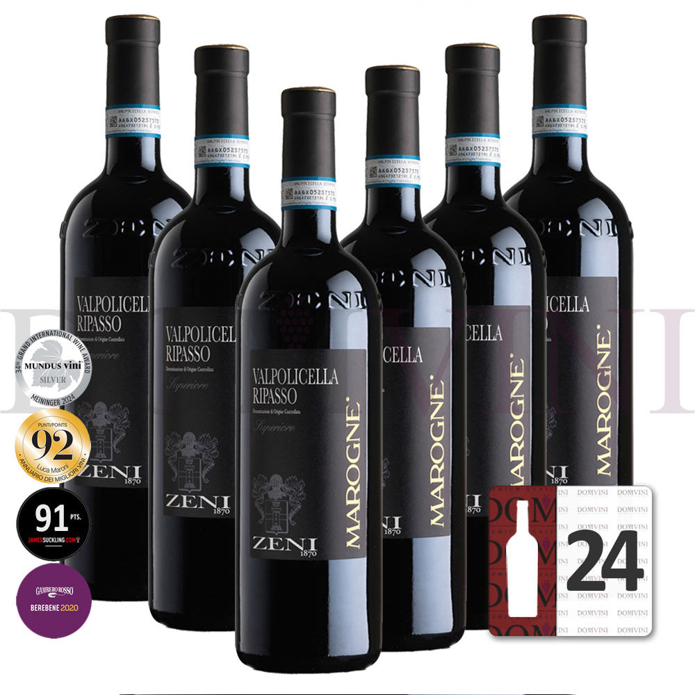 ZENI Valpolicella Classico Superiore "Ripasso" Marogne DOC 2020 - 24er Weinpaket