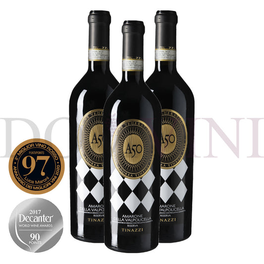 Tinazzi "A50" Amarone della Valpolicella DOCG 2019 Classico Riserva - 3er Weinpaket