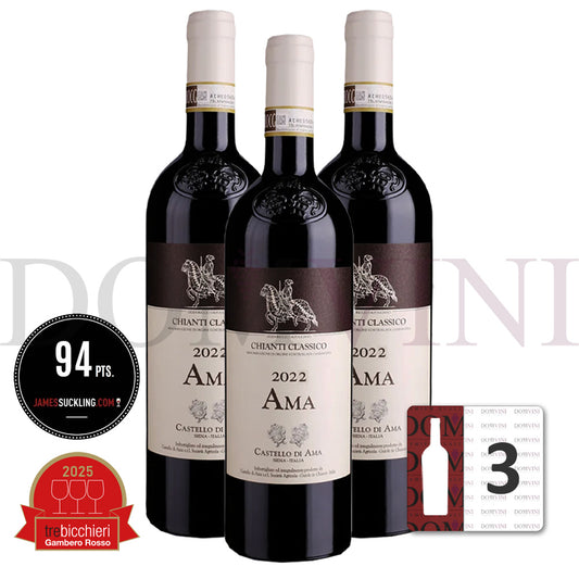 "AMA" Chianti Classico DOCG 2022 - Castello di Ama (3er Weinpaket)