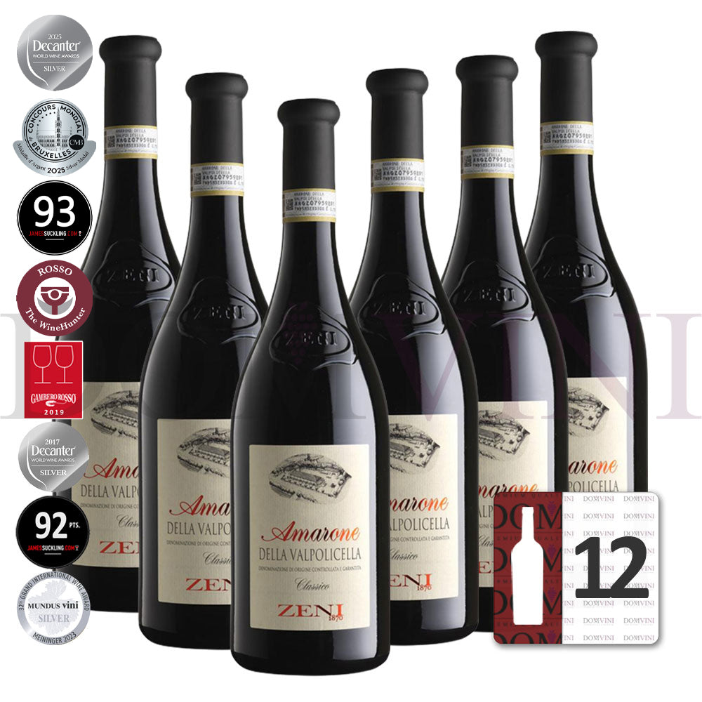 ZENI "Amarone della Valpolicella" DOCG Classico 2021 - 12er Weinpaket