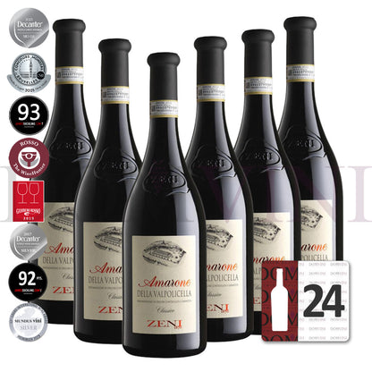ZENI "Amarone della Valpolicella" DOCG Classico 2021 - 24er Weinpaket