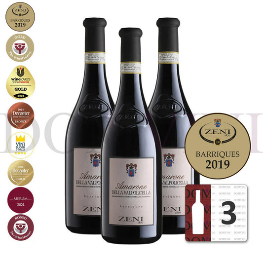 ZENI "Amarone della Valpolicella" Barriques DOCG 2019 - 3er Weinpaket