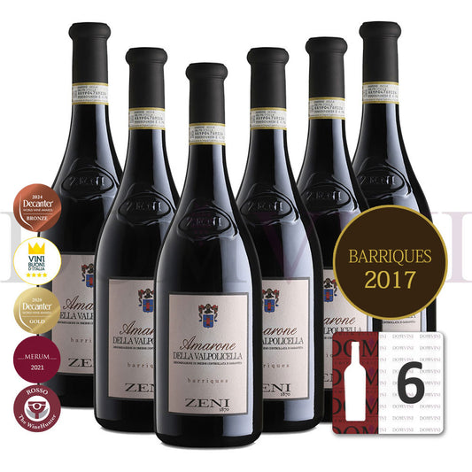 ZENI "Amarone della Valpolicella" Barriques DOCG 2017 - 6er Weinpaket