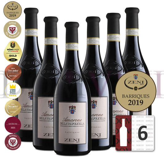 ZENI "Amarone della Valpolicella" Barriques DOCG 2019 - 6er Weinpaket