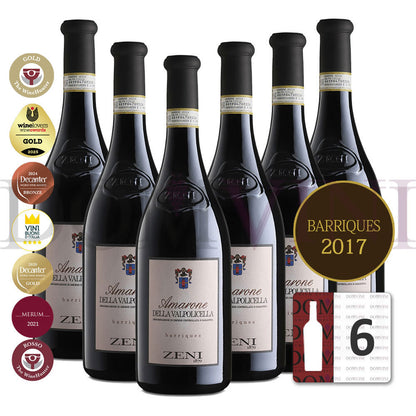 ZENI "Amarone della Valpolicella" Barriques DOCG 2017 - 6er Weinpaket