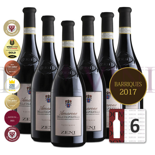 ZENI "Amarone della Valpolicella" Barriques DOCG 2017 - 6er Weinpaket