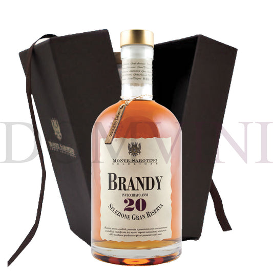 Brandy Gran Riserva 20 Jahre inkl. Geschenkbox - "Monte Sabotino" Distilleria Zanin 40% vol. 0,7 Liter