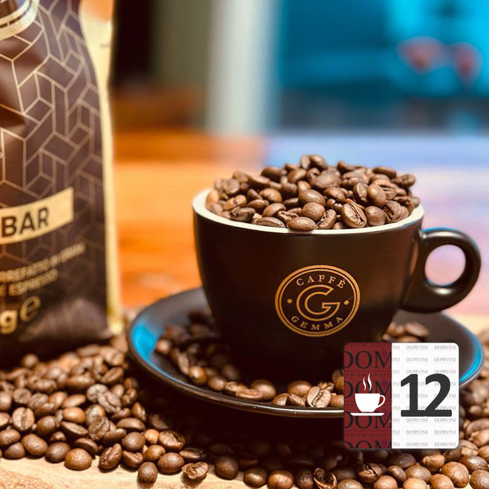 CAFFÉ GEMMA Premium Dickwandige Cappuccinotasse 12er Set