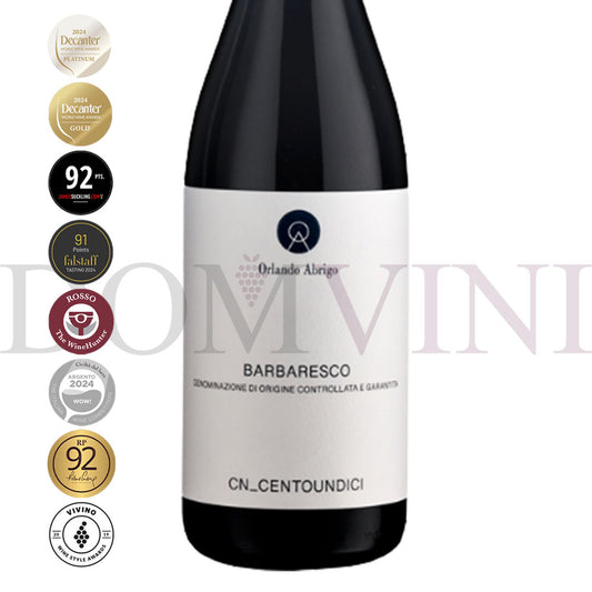 ORLANDO ABRIGO Barbaresco "CN_CENTOUNDICI" 2018 DOCG