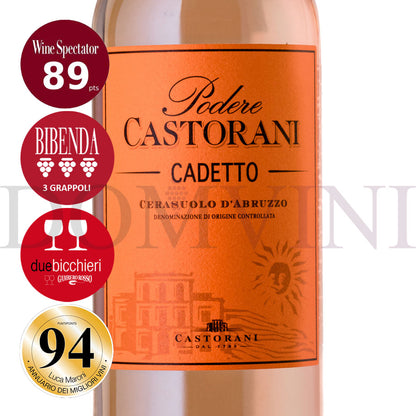 CASTORANI "Podere Castorani" Cadetto Cerasuolo d'Abruzzo DOC 2022 - 12er Weinpaket