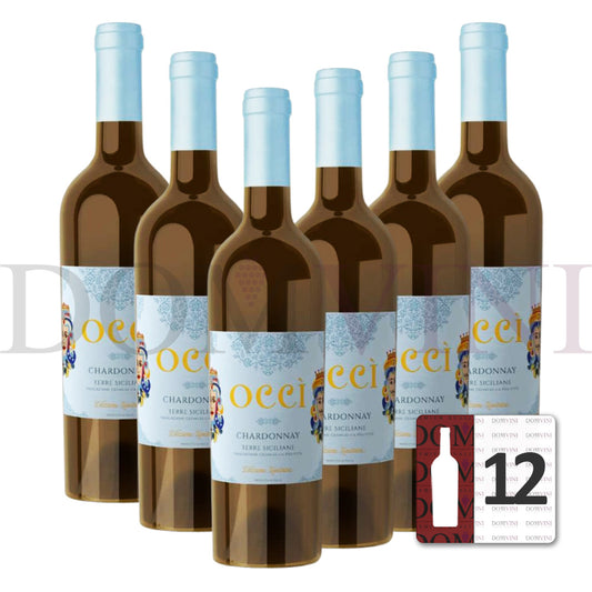 „Occì“ Chardonnay Terre Siciliane IGP 2024 - OCCIDUO  - 12er Weinpaket