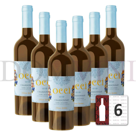„Occì“ Chardonnay Terre Siciliane IGP 2024 - OCCIDUO  - 6er Weinpaket