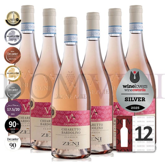 ZENI "Chiaretto" Bardolino Classico DOC Vigne Alte 2023 - 12er Weinpaket