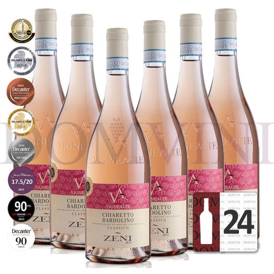 ZENI "Chiaretto" Bardolino Classico DOC Vigne Alte 2022 - 24er Weinpaket