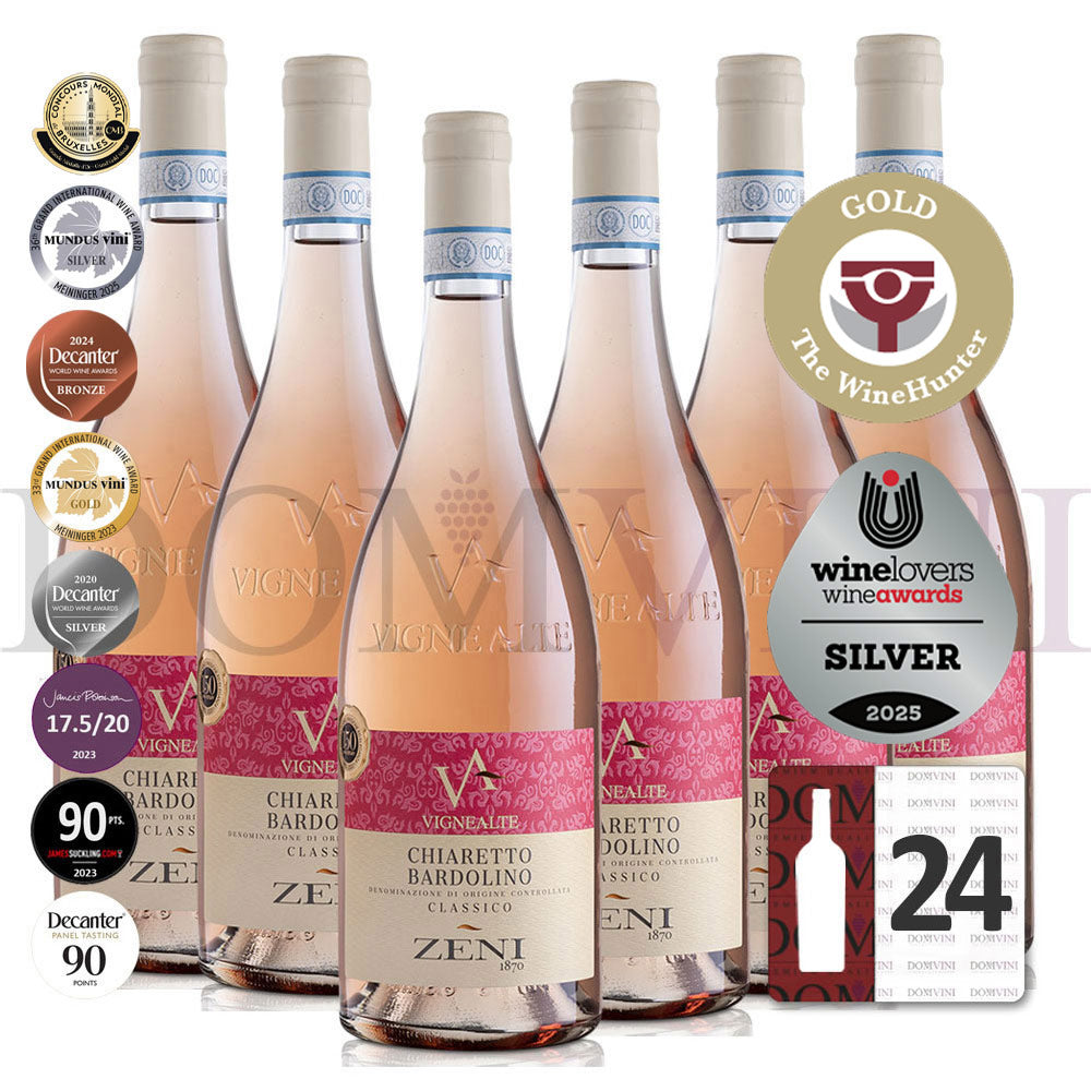 ZENI "Chiaretto" Bardolino Classico DOC Vigne Alte 2023 - 24er Weinpaket