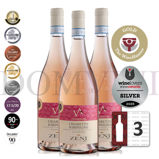 ZENI "Chiaretto" Bardolino Classico DOC Vigne Alte 2023 - 3er Weinpaket