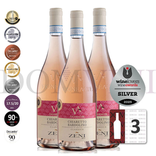 ZENI "Chiaretto" Bardolino Classico DOC Vigne Alte 2023 - 3er Weinpaket