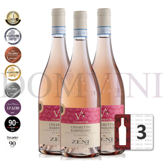 ZENI "Chiaretto" Bardolino Classico DOC Vigne Alte 2022 - 3er Weinpaket
