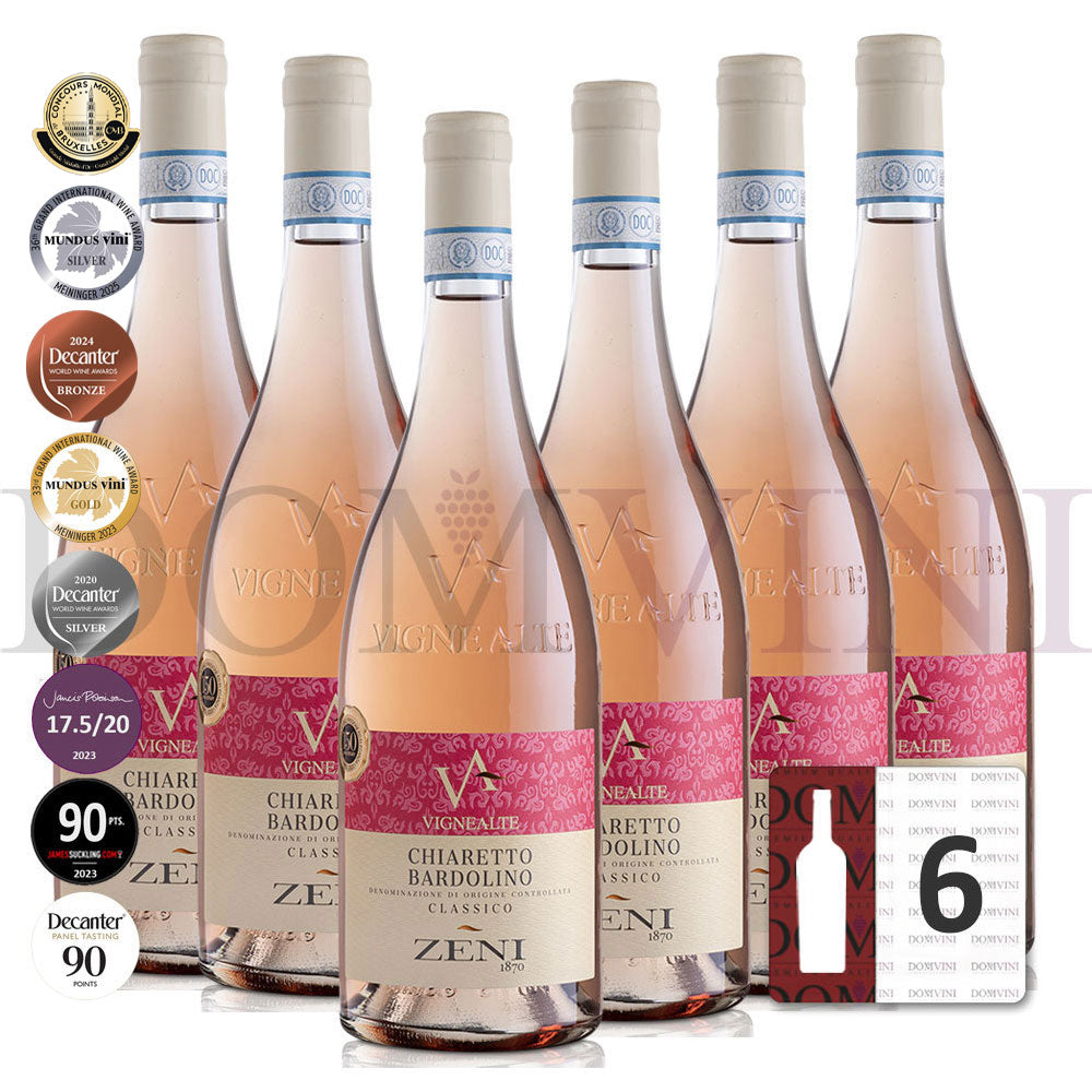 ZENI "Chiaretto" Bardolino Classico DOC Vigne Alte 2022 - 6er Weinpaket