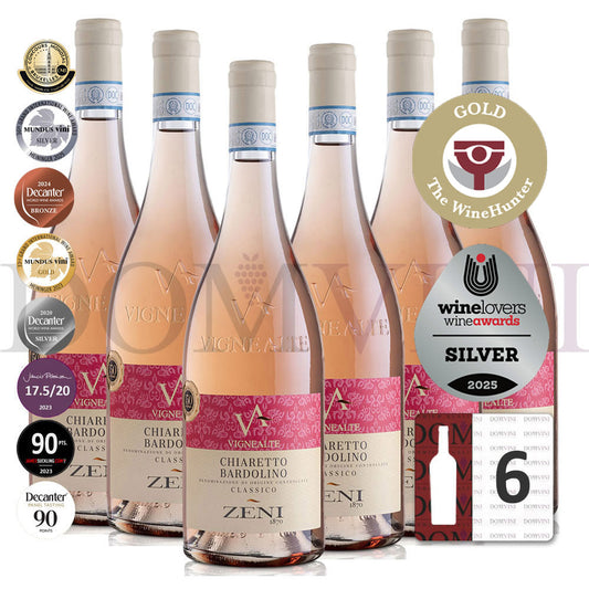 ZENI "Chiaretto" Bardolino Classico DOC Vigne Alte 2023 - 6er Weinpaket