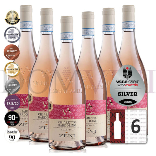 ZENI "Chiaretto" Bardolino Classico DOC Vigne Alte 2023 - 6er Weinpaket