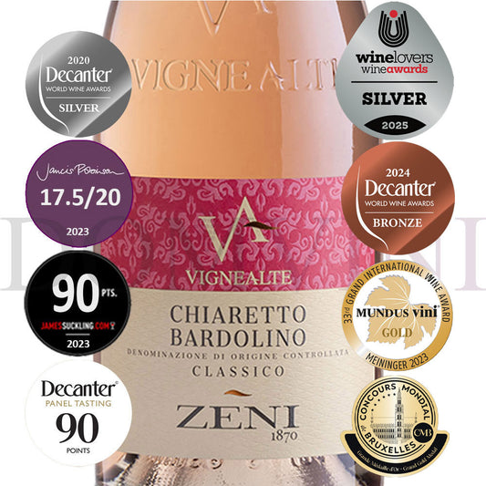 ZENI "Chiaretto" Bardolino Classico DOC Vigne Alte 2023 - 12er Weinpaket