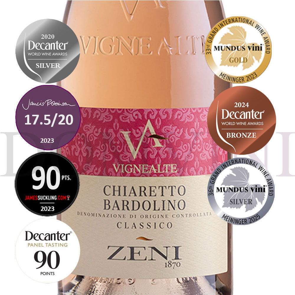 ZENI "Chiaretto" Bardolino Classico DOC Vigne Alte 2022 - 6er Weinpaket