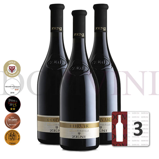 ZENI "Corvar" Rosso Veronese IGT 2020 - 3er Weinpaket